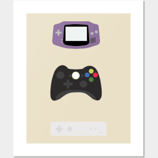 Game Controllers History 01 Posters and Art